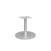 OfficeSource OS Reception Tables  19"H Round Base with Round Post - Stainless Steel