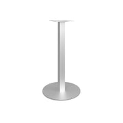 OfficeSource OS Reception Tables  41"H Round Base with Square Post - Stainless Steel