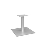 OfficeSource OS Reception Tables  19"H Square Base with Round Post - Stainless Steel