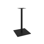 OfficeSource OS Reception Tables  41"H Square Base with Round Post - Black