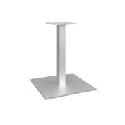 OfficeSource OS Reception Tables  28"H Square Base with Square Post - Stainless Steel