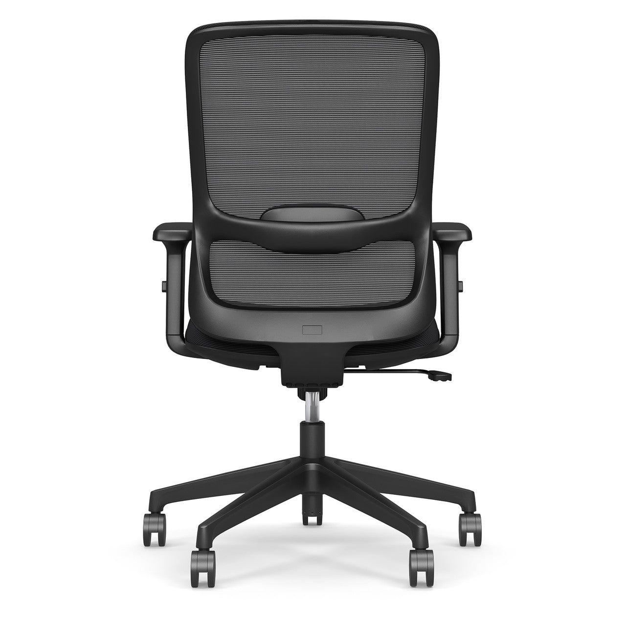 OfficeSource Orion  Mesh Back Task Chair with Black Frame - Black