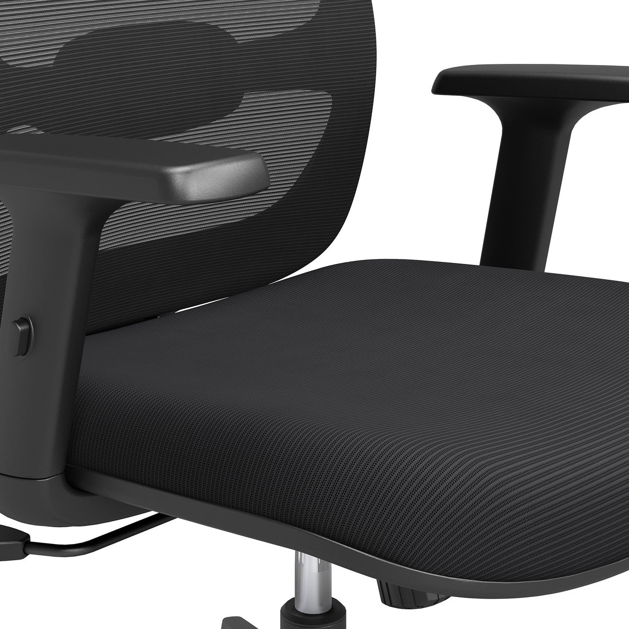 OfficeSource Orion  Mesh Back Task Chair with Black Frame - Black
