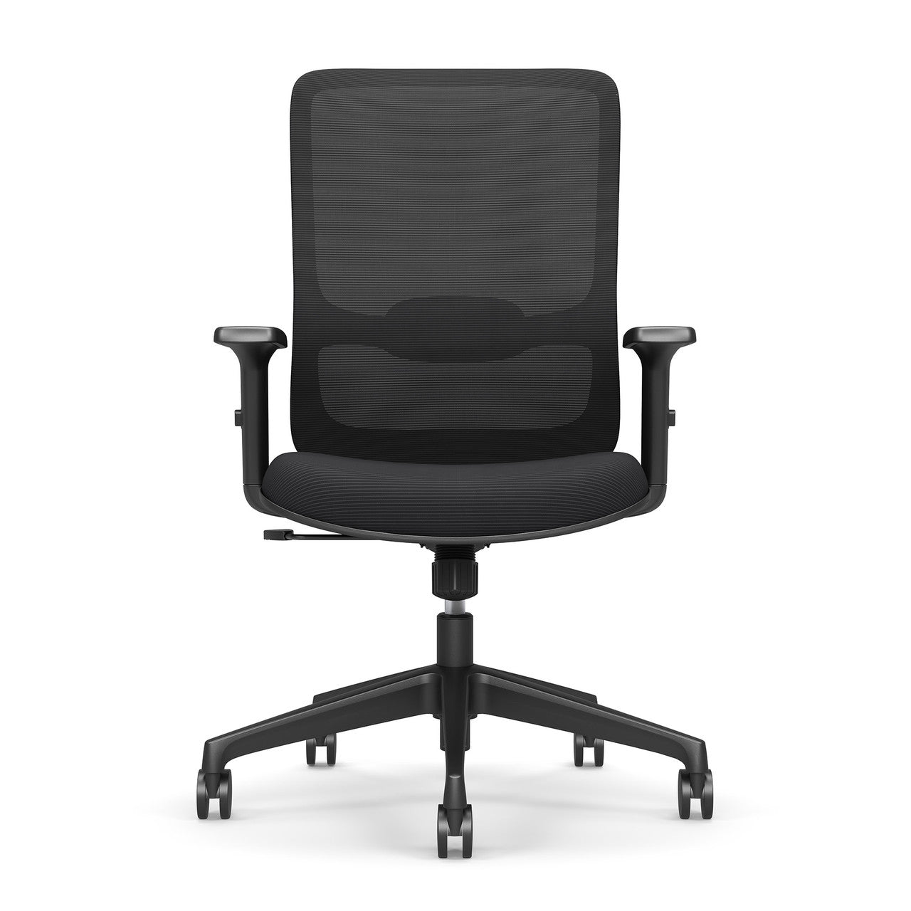 OfficeSource Orion  Mesh Back Task Chair with Black Frame - Black