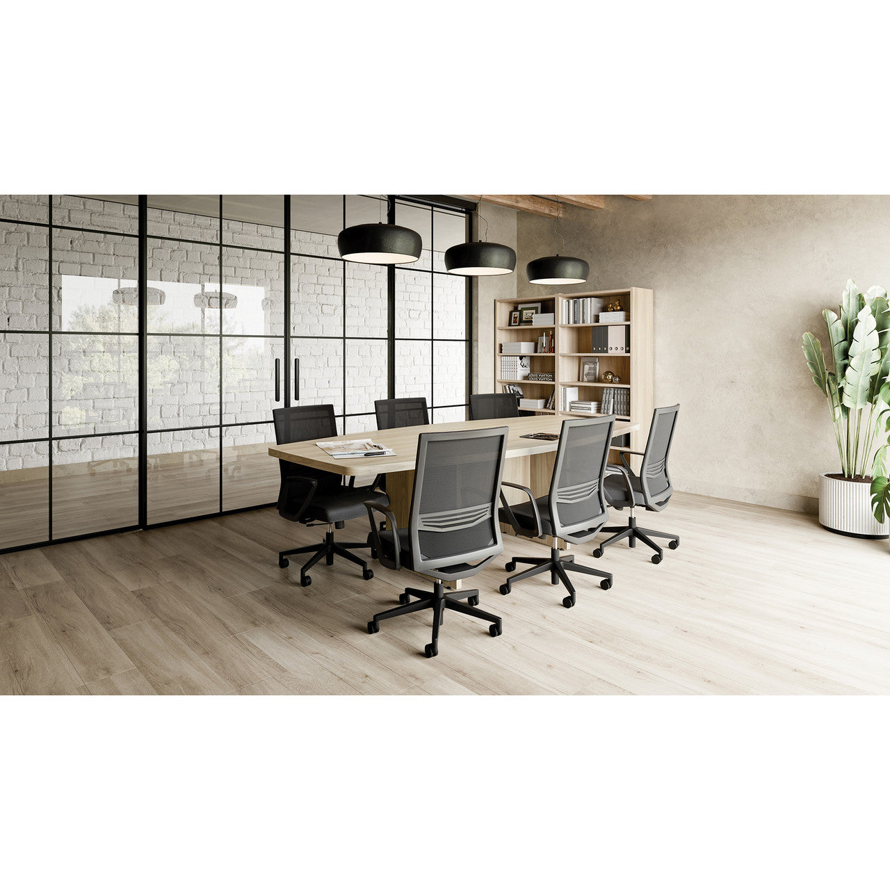 OfficeSource Conference Multi-Purpose Tables Conference Typical - OSTYP305 - American Elm