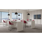 OfficeSource Standing Desk Typical - Arcadia White
