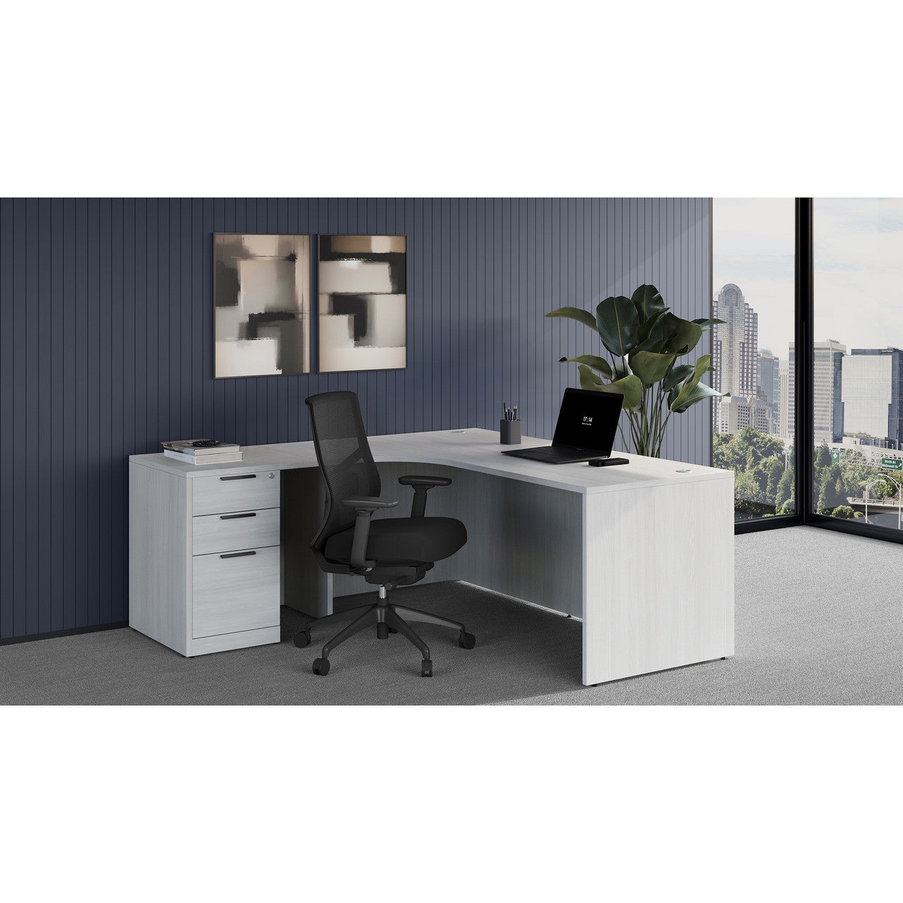OfficeSource OS Laminate Typical OSTYP355 - Arcadia White