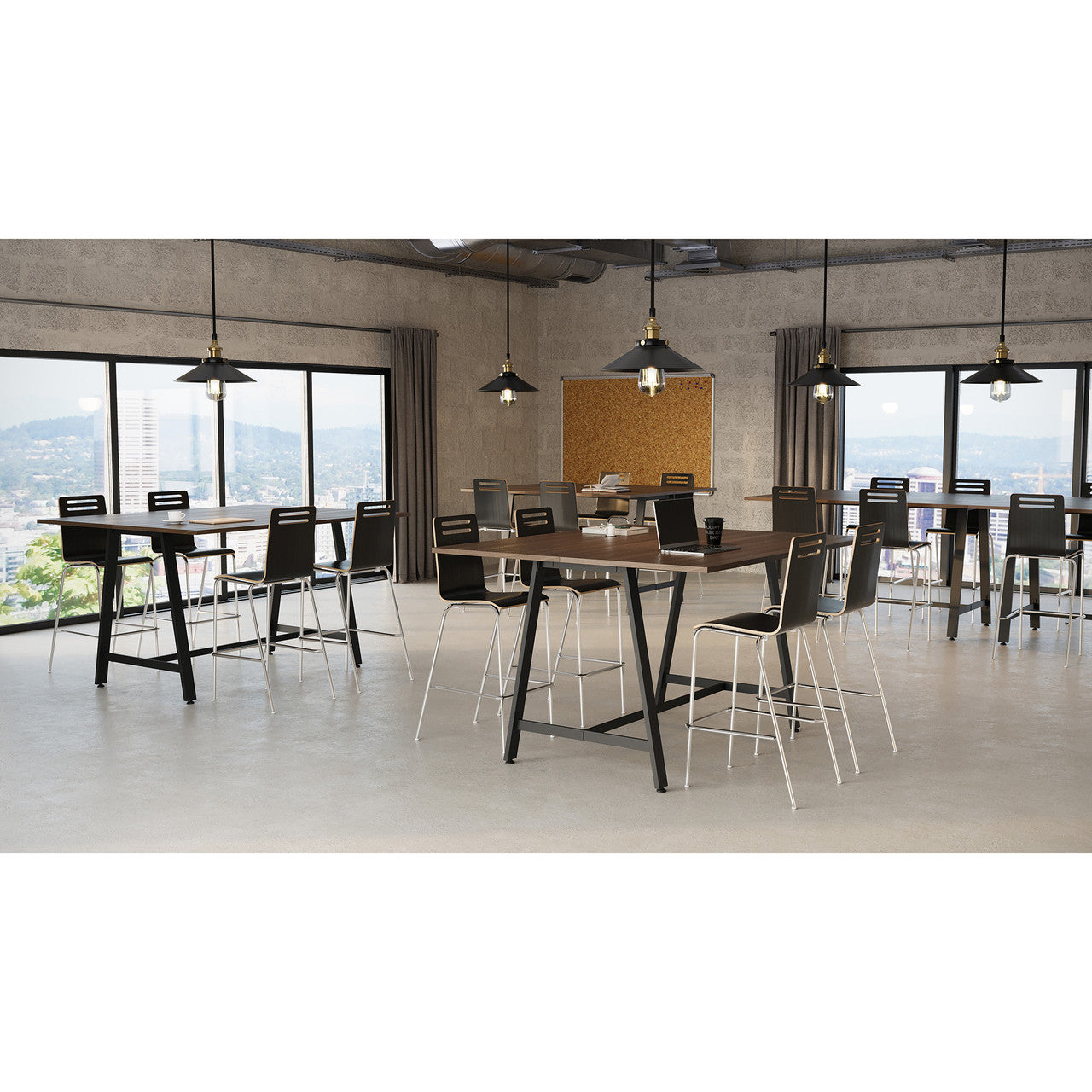 OfficeSource Variant Typical OSTYP371 - Modern Walnut