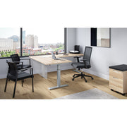OfficeSource Height Adjustable Desks Typical OSTYP379 - American Elm