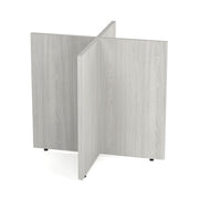 OfficeSource Conference/Multi-Purpose Tables X Base For 48" Round Top - Arcadia White