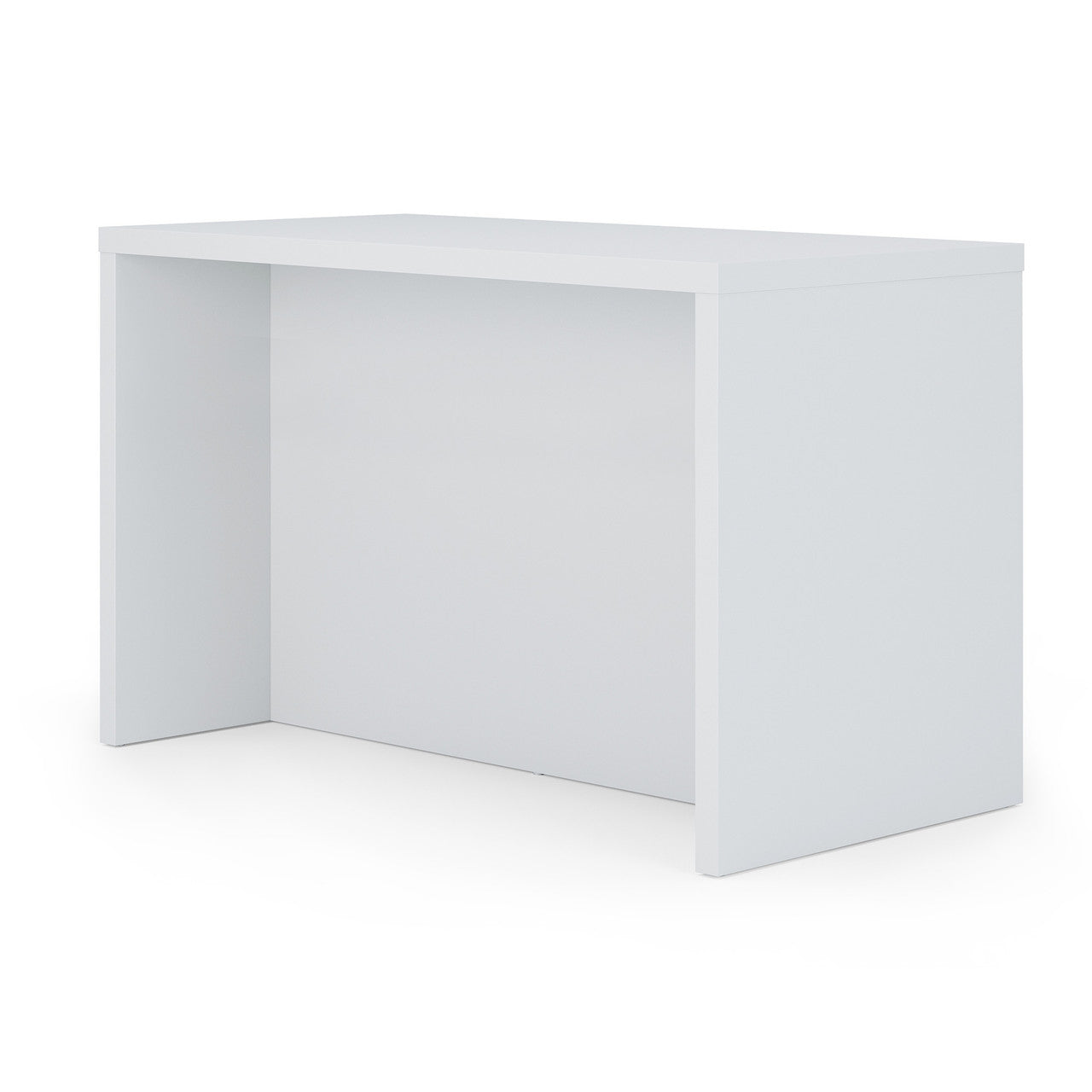 OfficeSource Sofia Standing Height Collaboration Table - 42"H - Dove Gray