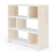 OfficeSource Lucca 3 Shelf Console Bookcase - Cypress/Pearl