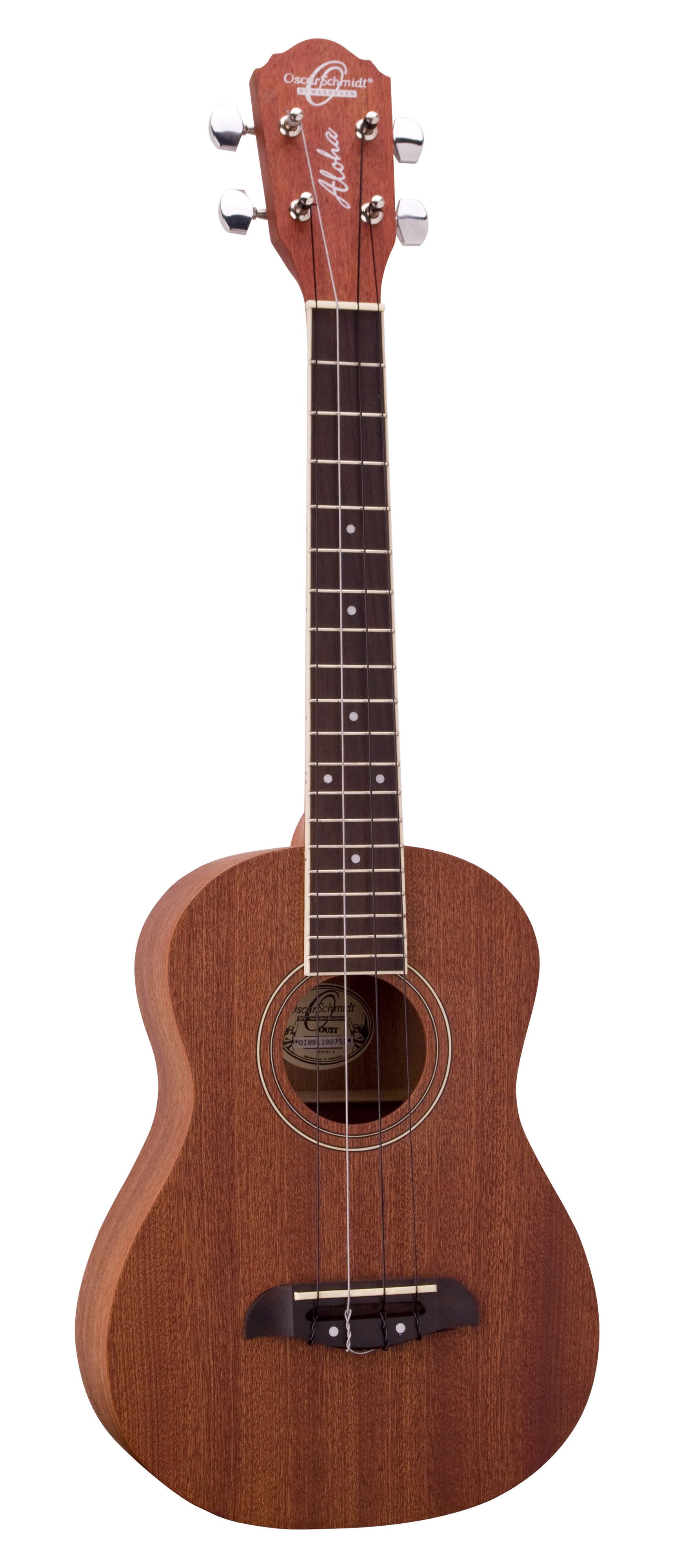 Oscar Schmidt OU2T-A Tenor Ukulele. Natural Mahogany
