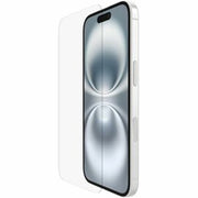 Belkin - ScreenForce InvisiGlass Screen Protector for iPhone 16, 15, & 14 Pro W/ Easy Align Tray - Clear