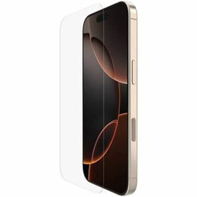 Belkin - ScreenForce InvisiGlass Screen Protector for iPhone 16 Pro, Scratch-Resistant W/ Easy Align Tray - Clear