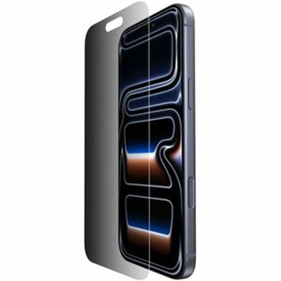 Belkin - ScreenForce InvisiGlass Privacy Screen Protector for iPhone 17 Pro Max, Scratch-Resistant W/ Easy Align Tray - Black