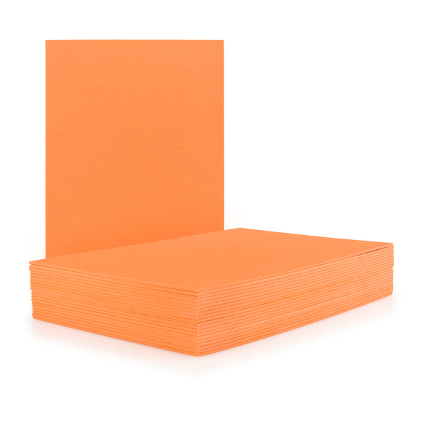 Foam Sheets -  12"x18", 10 sheets, Orange
