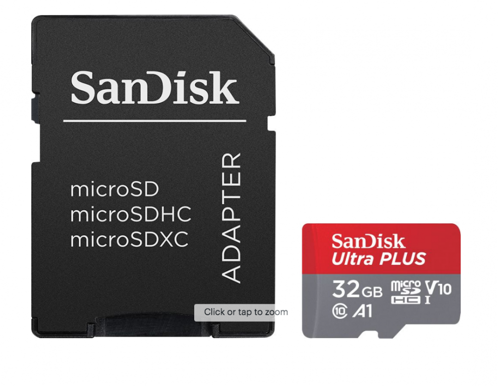 SanDisk SanDisk MicroSDHC 32gb ULTRA w/ adapter USH-1 C10 Android 98MB/s