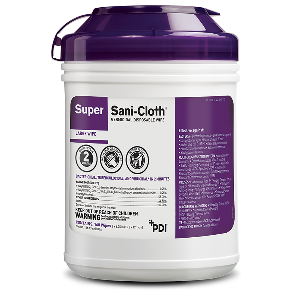 Sani-Cloth® Super - 12 Canisters per Case