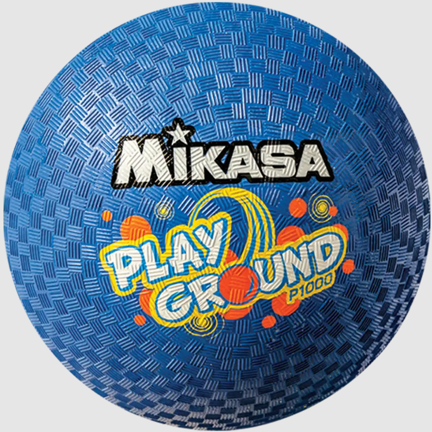 Playground Balls - 10" Diameter, Rubber Cover, Blue