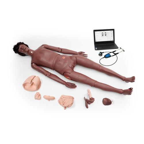 Nikki the Nursing Manikin with Auscultation, Dark