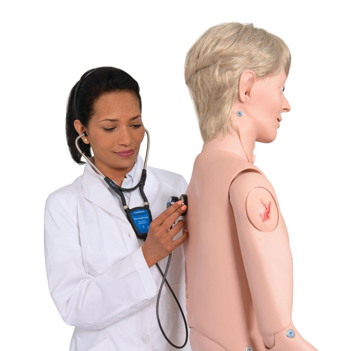Nikki the Nursing Manikin with Auscultation, Light Skin