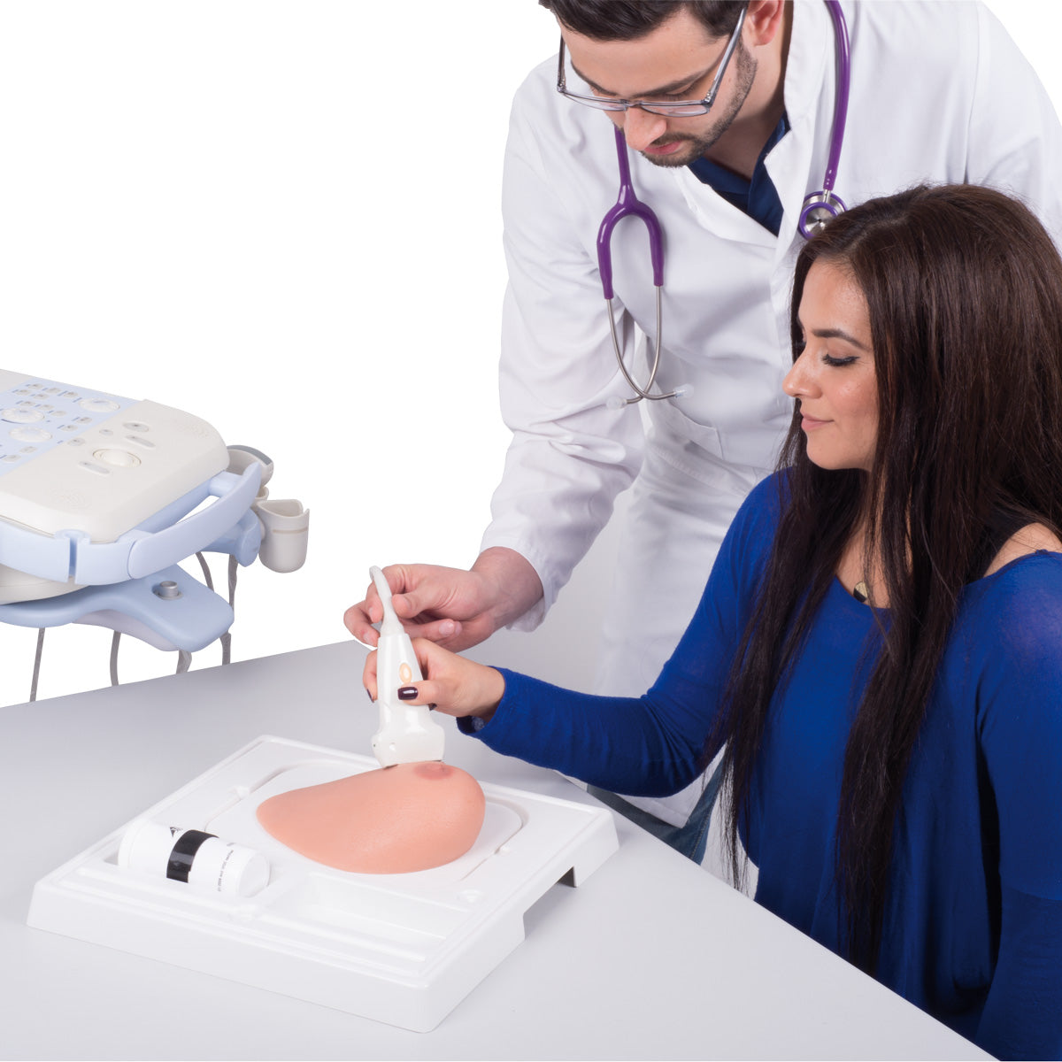 SONOtrain Breast Model with Cysts, Light Skin