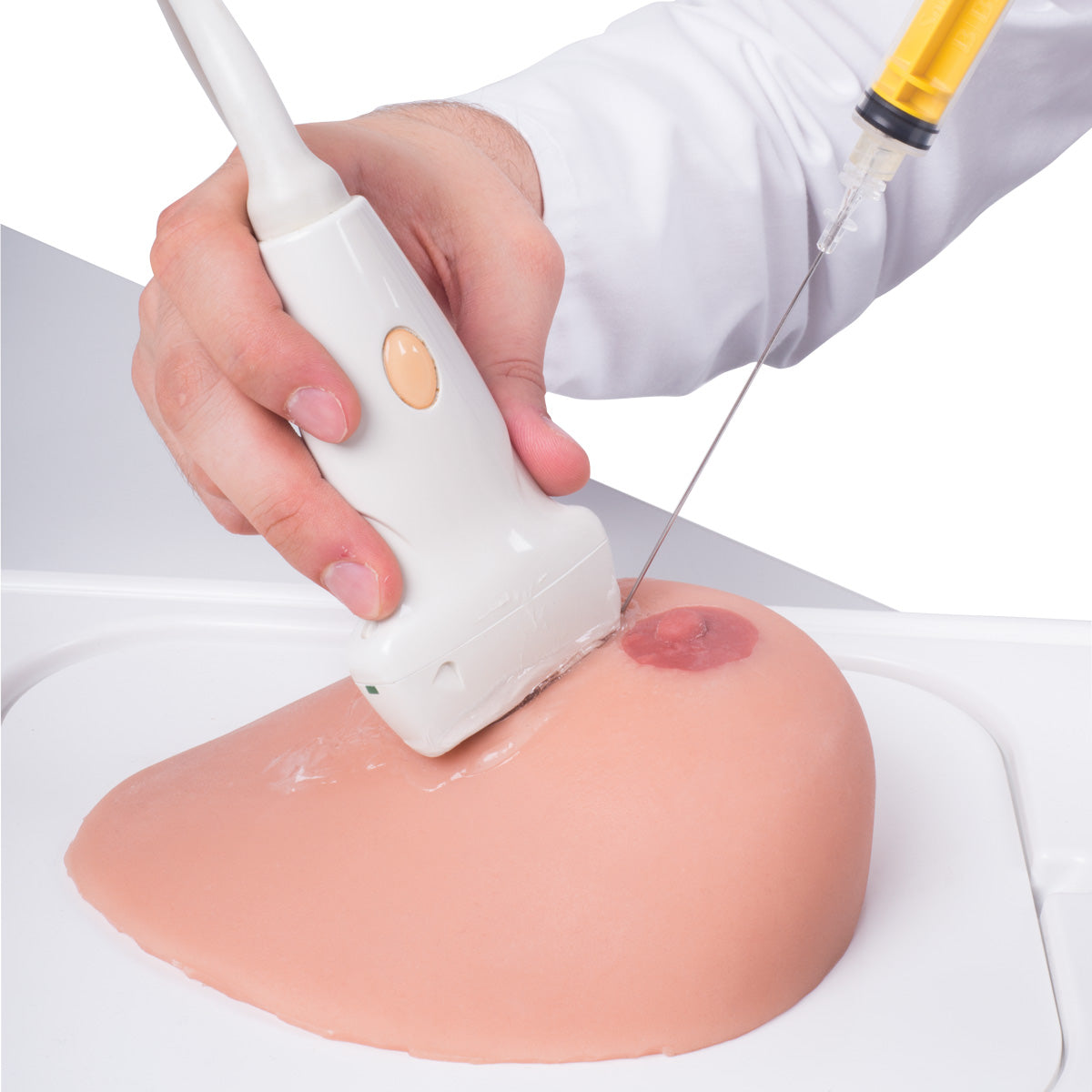 SONOtrain Breast Model with Cysts, Light Skin