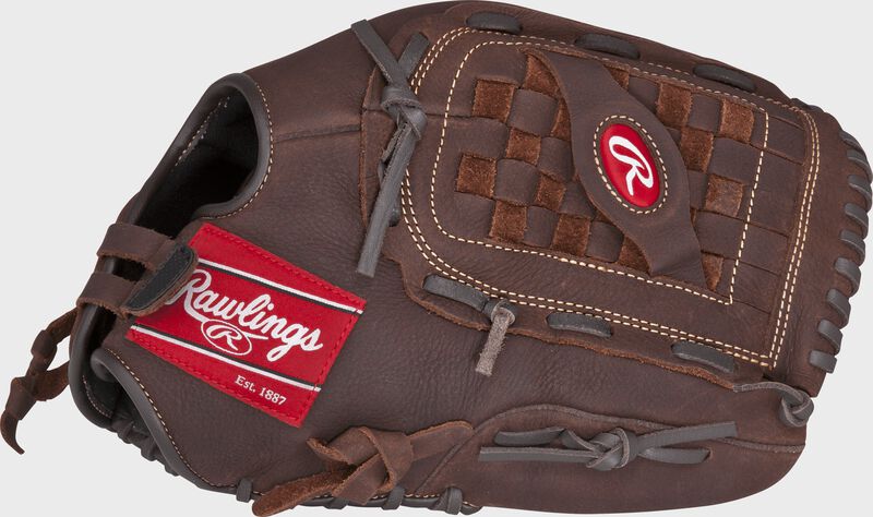 Rawlings Player Preferred Series 14-Inch Softball Glove - Left Hand Thrower - Dark Brown