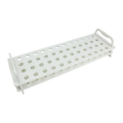 United Scientific® Rack For Micro Tubes, PC, 48 Places, White, comes with 8