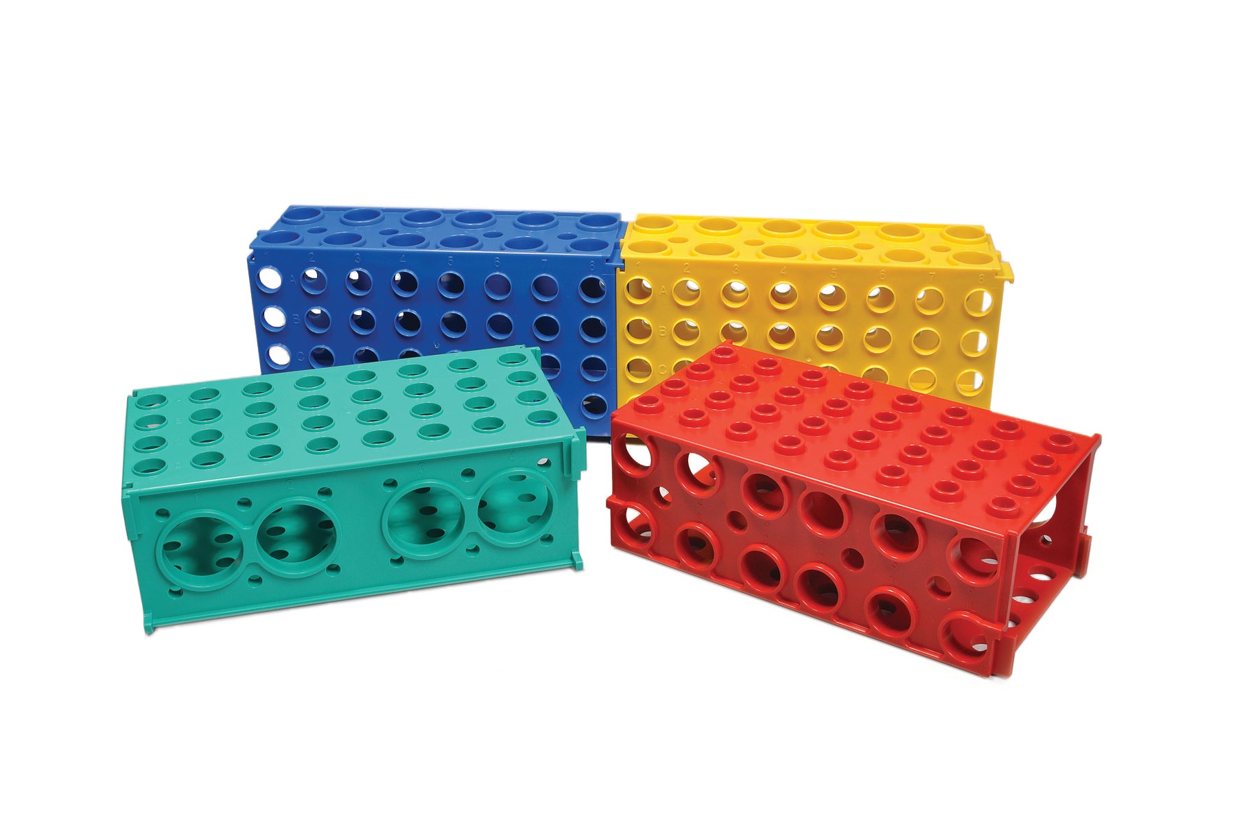 United Scientific® Multi Combination Racks, PP, comes with 4