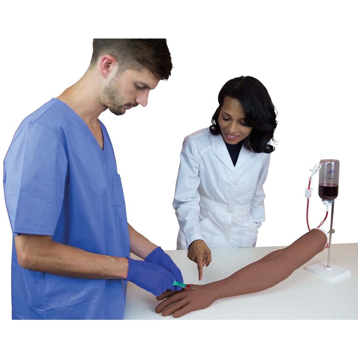 IV Injection Arm, Dark Skin