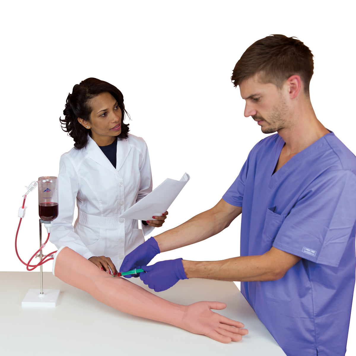 IV Injection Arm, Light Skin