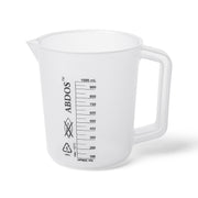United Scientific® Beakers W/Handle, Printed Graduations, PP, 1000 mL, comes with 4