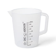 United Scientific® Beakers W/Handle, Printed Graduations, PP, 2000 mL, comes with 4