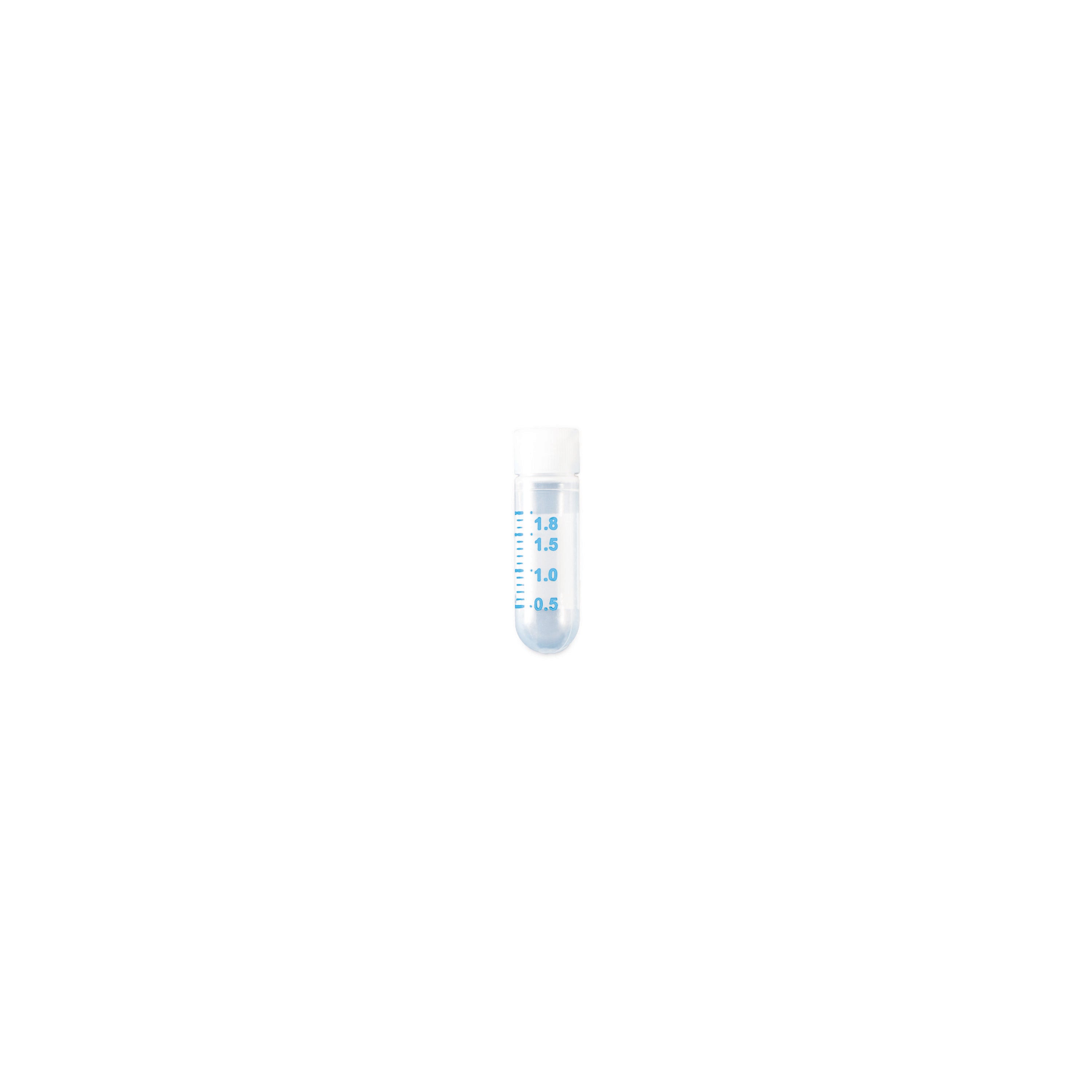United Scientific® Cryo Vial, External Thread, 1.8 mL Round Base, comes with 1000