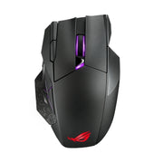 ASUS - ROG Spatha X Wireless Optical Gaming Mouse with 12 Programmable Buttons and Magnetic Charging Stand - Wireless - Black