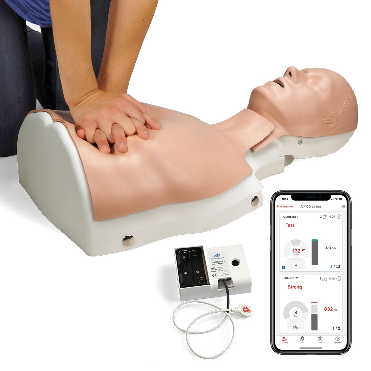 Basic Life Support Simulator BASICBilly+,
Light Skin