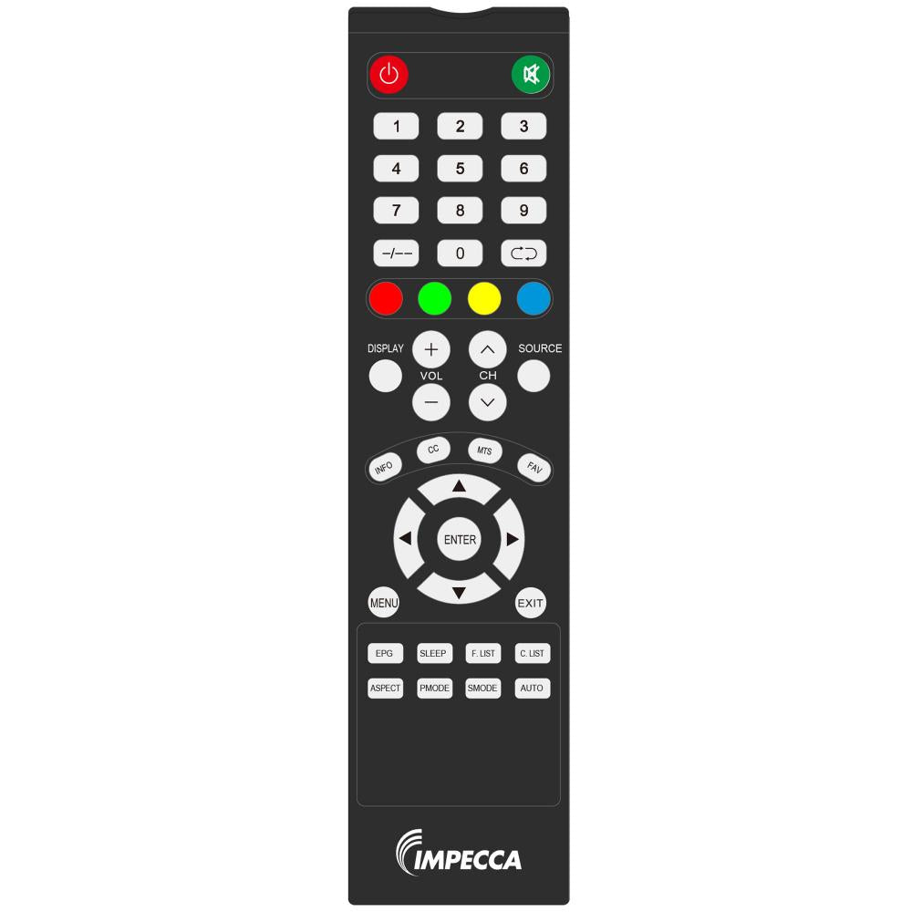 Impecca  TL2402H TL3200H TL4302F Remote