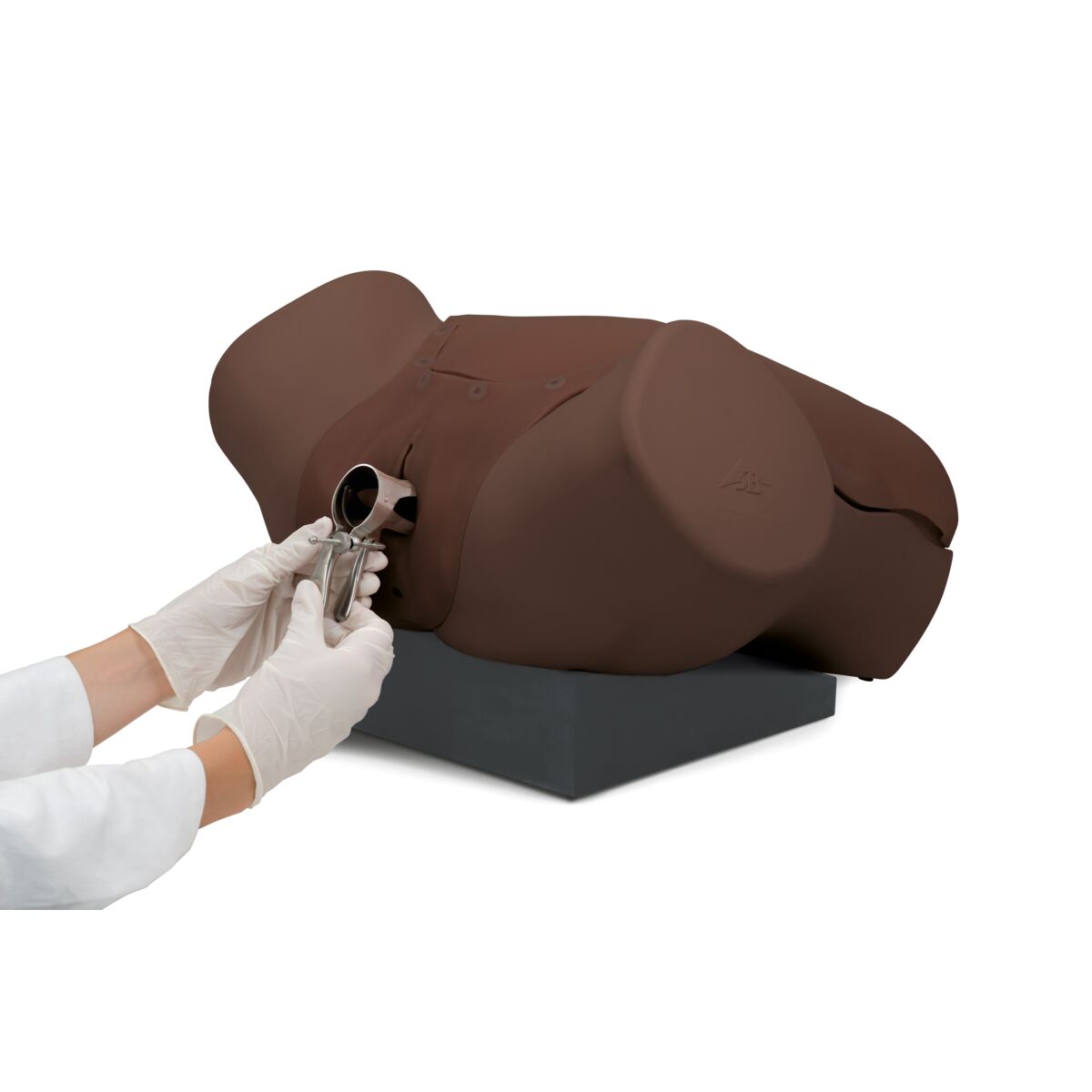 The 3B Scientific® Gynecologic Skills Trainer P91 is an adult-sized lower torso designed as a versatile clinical training tool to add hands-on experience for learners practicing gynecologic skills.