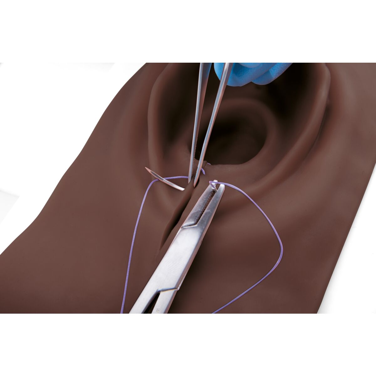 Episiotomy and Suturing Trainer, Dark Skin