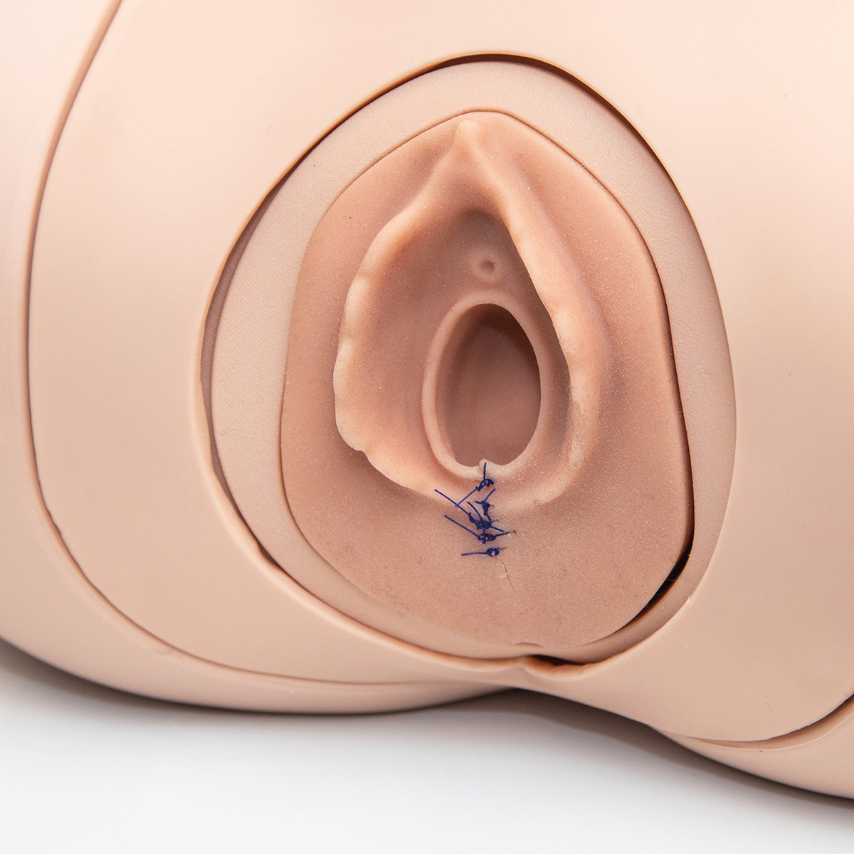 Episiotomy Suture Training Module for Birthing Simulator P90, Light Skin