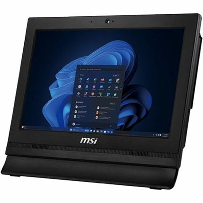 MSI - All-in-One Computer PRO AP162T ADL-020US Intel N100 4GB DDR4 128GB PCIe SSD 15.6" Touchscreen Windows 11 Pro 64-bit - Black