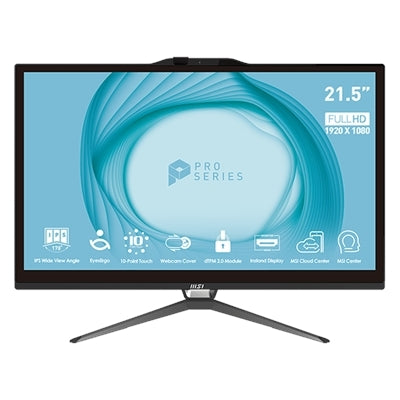 MSI PRO AP222T 13M068US 21.5" AIO Touch Desktop Pentium 4GB 128GB