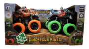 Dino-Faur Mini Friction Powered Push N Go Trex/Tric, 2/pk