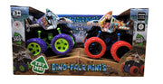 Dino-Faur Mini Friction Powered Push N Go Shark, 2/pk