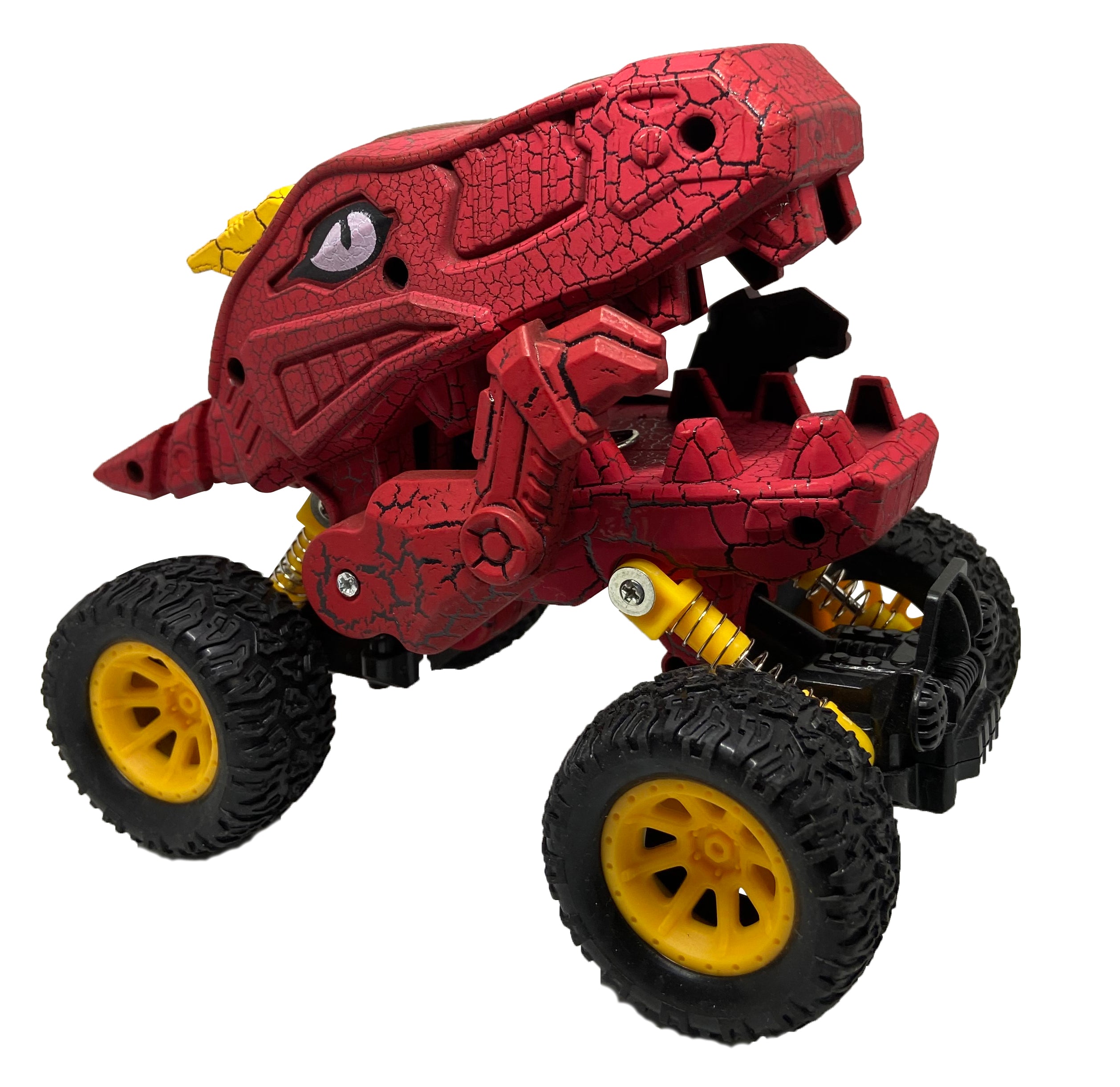 Pull Back Monster Car (Window Box), Red