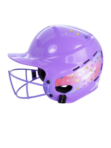 RIP-IT Girls Play Ball Starlight Helmet - One Size - Lavender