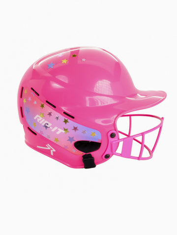 RIP-IT Girls Play Ball Starlight Helmet - One Size - Pink