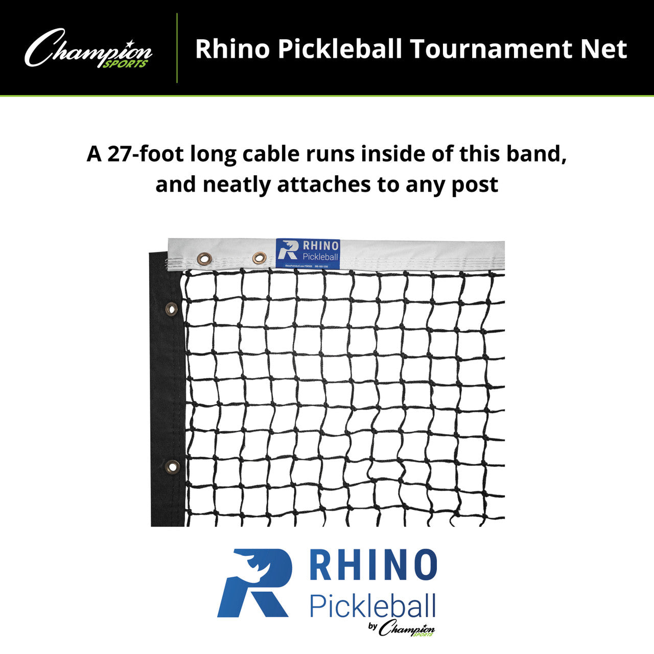 Rhino Tournament Pickleball Net